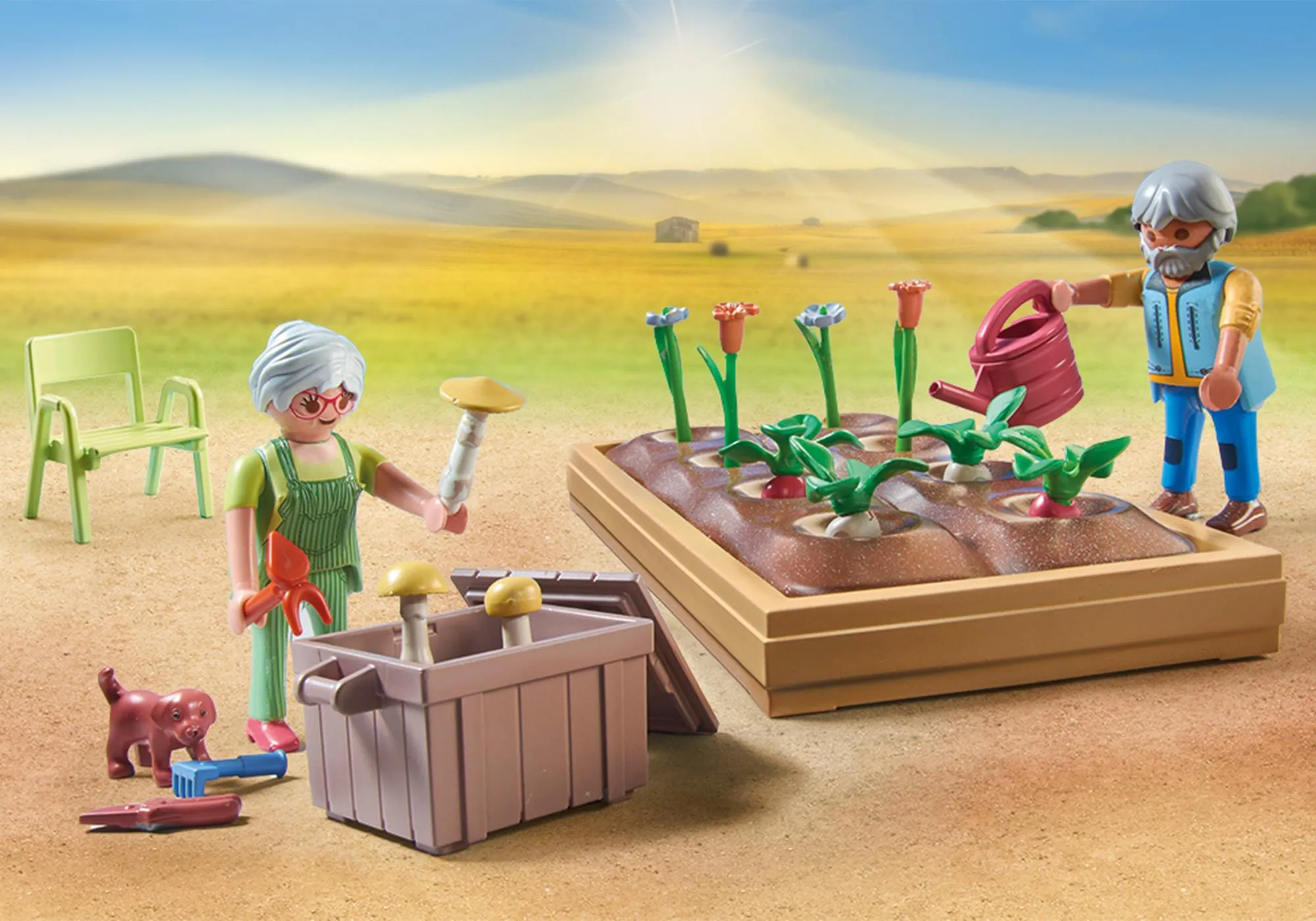 Playmobil 71443 Grands-parents et potager