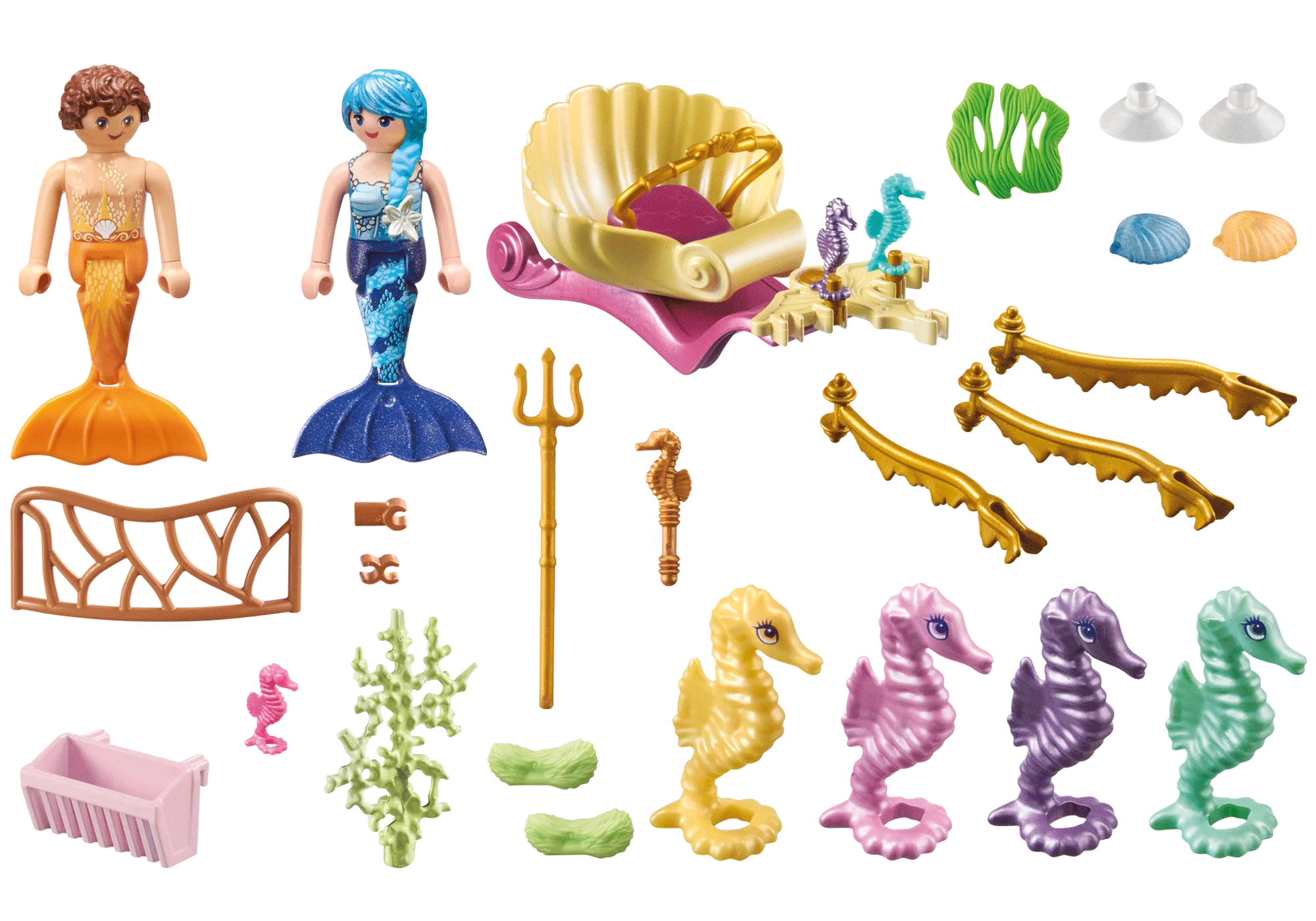 Playmobil 71500 Calèche avec sirènes et hippocampes