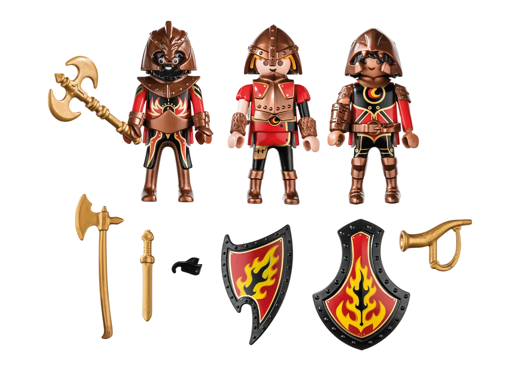 Playmobil 70672 3 combattants Burnham Raiders