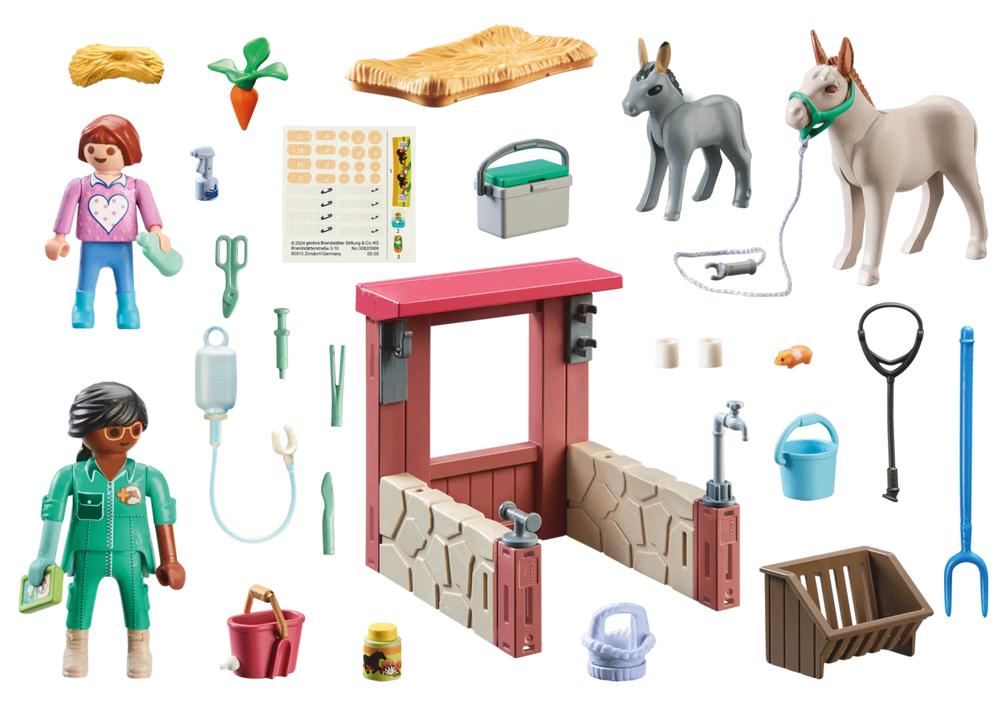 Playmobil 71471 Vétérinaire avec animaux de la ferme