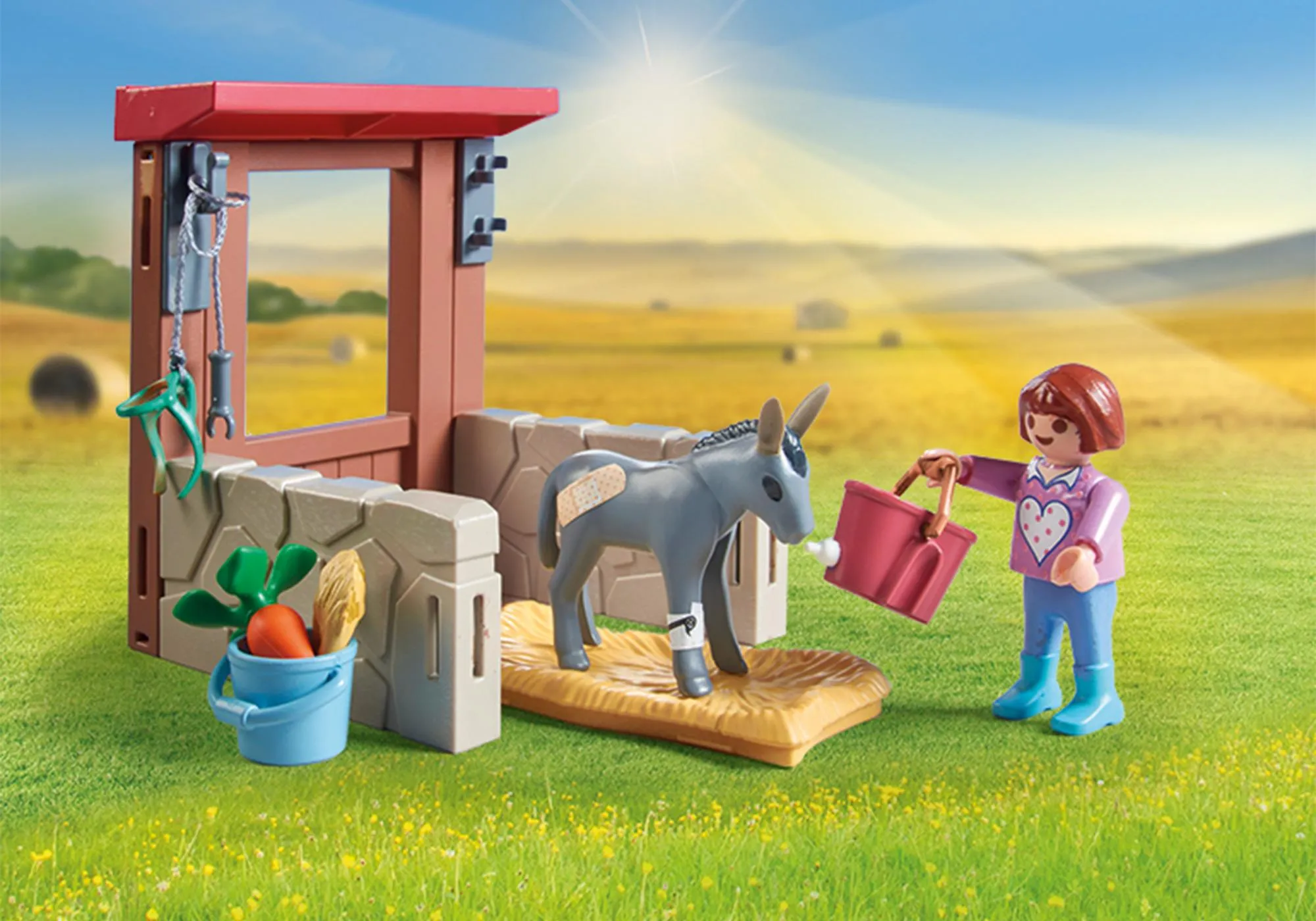 Playmobil 71471 Vétérinaire avec animaux de la ferme