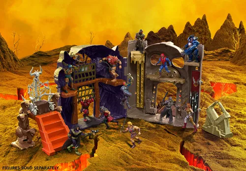 Masters of the Universe Battle for Eternia Playset, Castle Grayskull, Snake Mountain & Skeletor