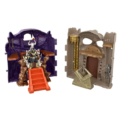 Masters of the Universe Battle for Eternia Playset, Castle Grayskull, Snake Mountain & Skeletor
