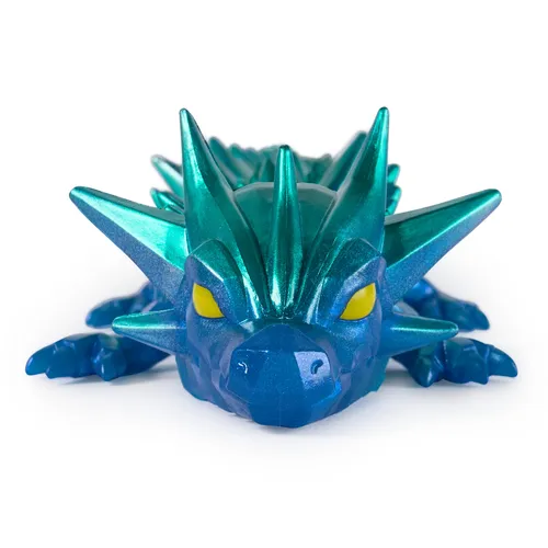 CrystaLynx Dragons, figura de juguete de dragón articulada coleccionable de 32 cm y huevo sorpresa para exhibición, decoración antiestrés para escritorio y oficina (los estilos pueden variar)