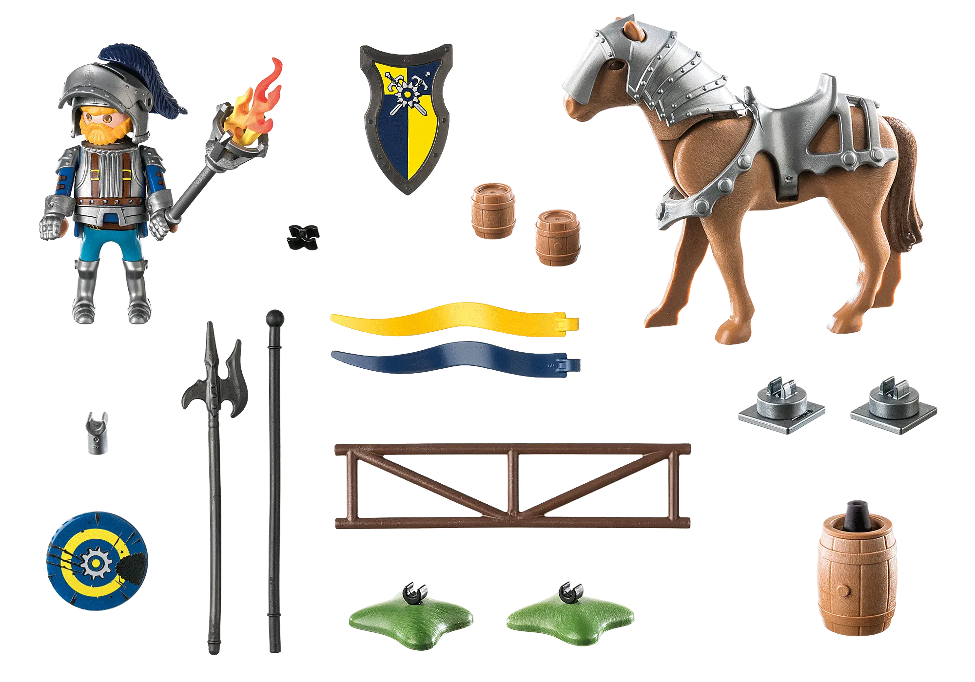Playmobil 71297 Chevalier Novelmore et accessoires d'entrainement
