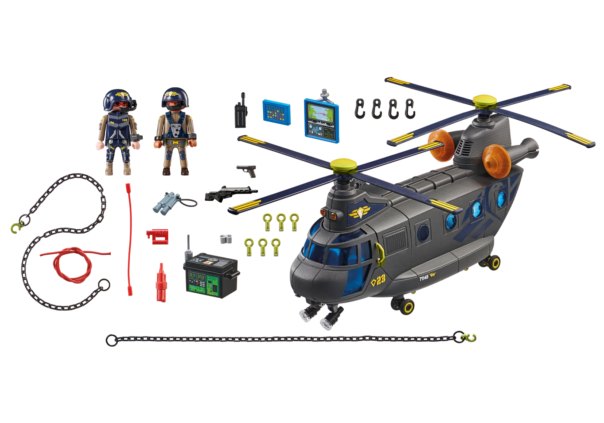 Playmobil 71149 Hélicoptère de transport des forces spéciales