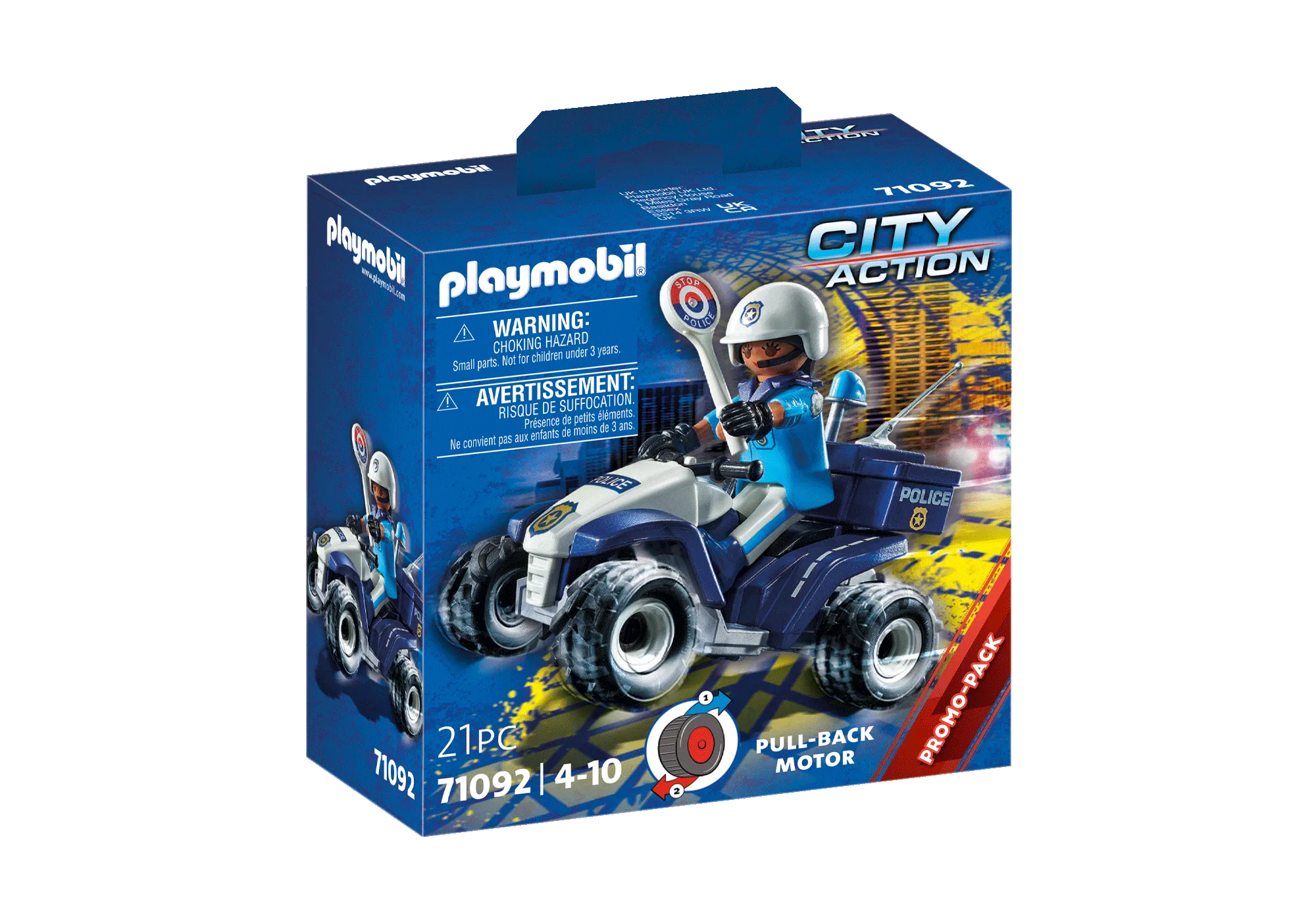 Playmobil 71092 Policier et quad