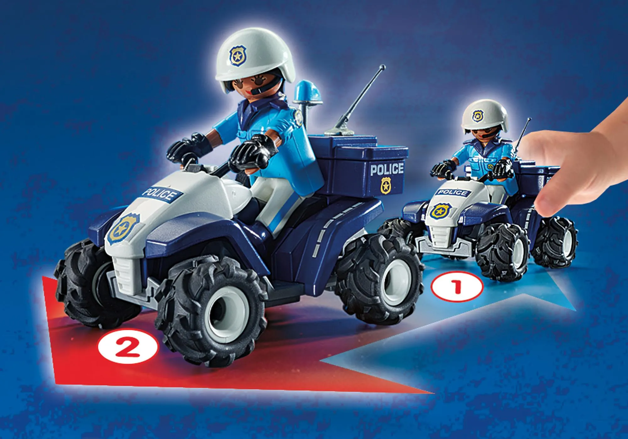 Playmobil 71092 Policier et quad