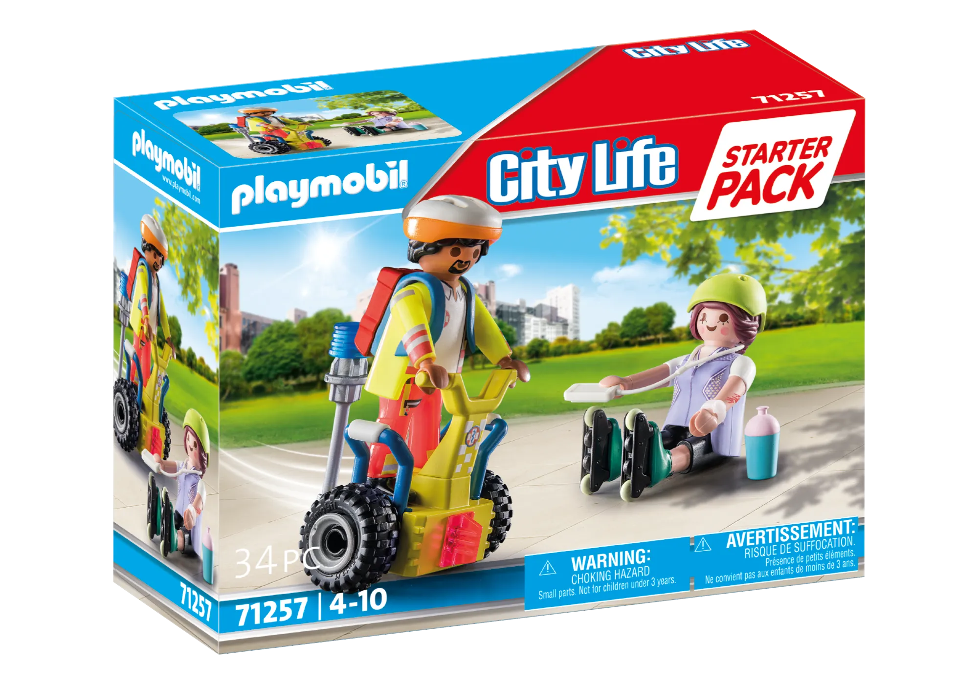 Playmobil 71257 Starter Pack Secouriste avec gyropode
