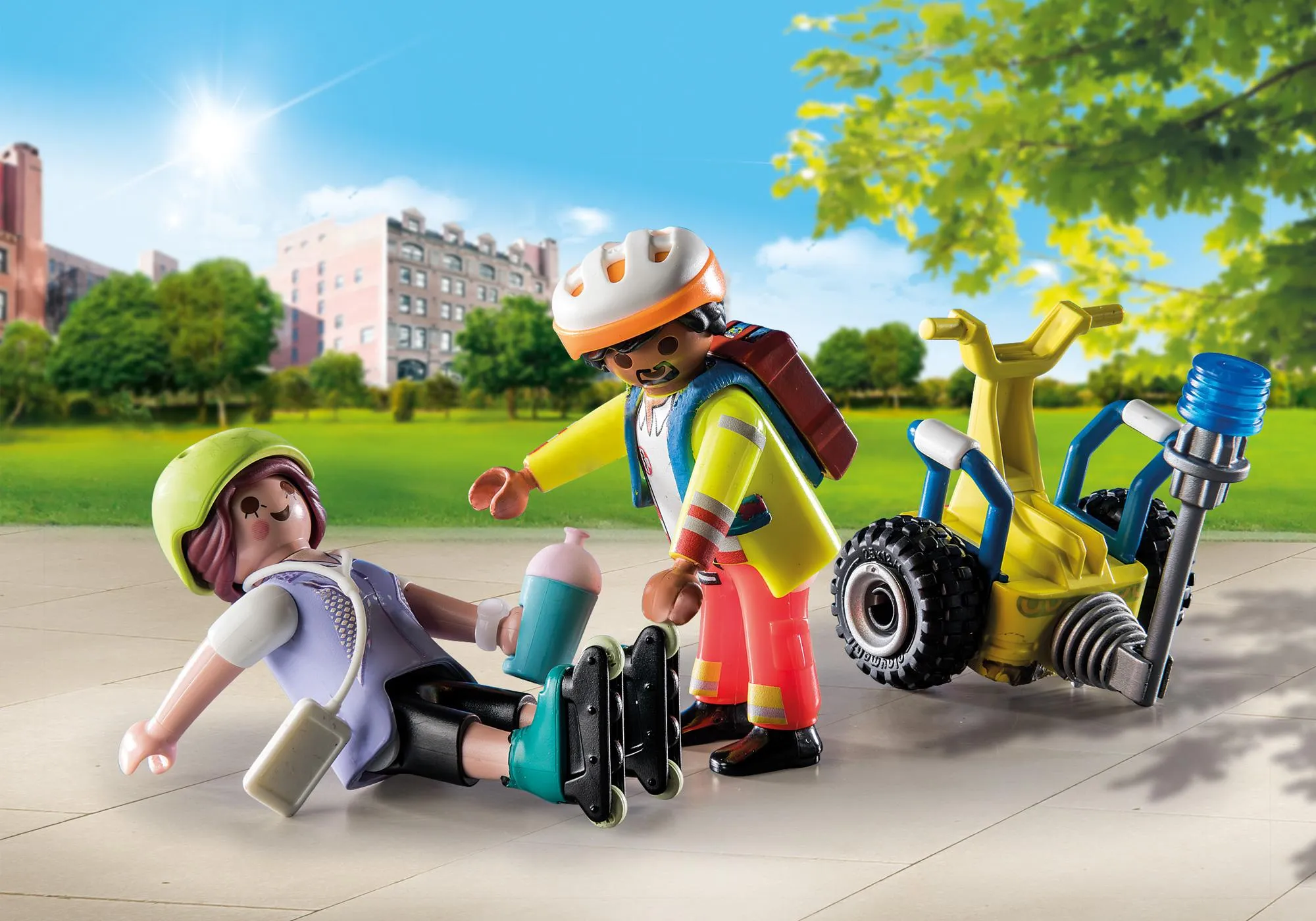 Playmobil 71257 Starter Pack Secouriste avec gyropode