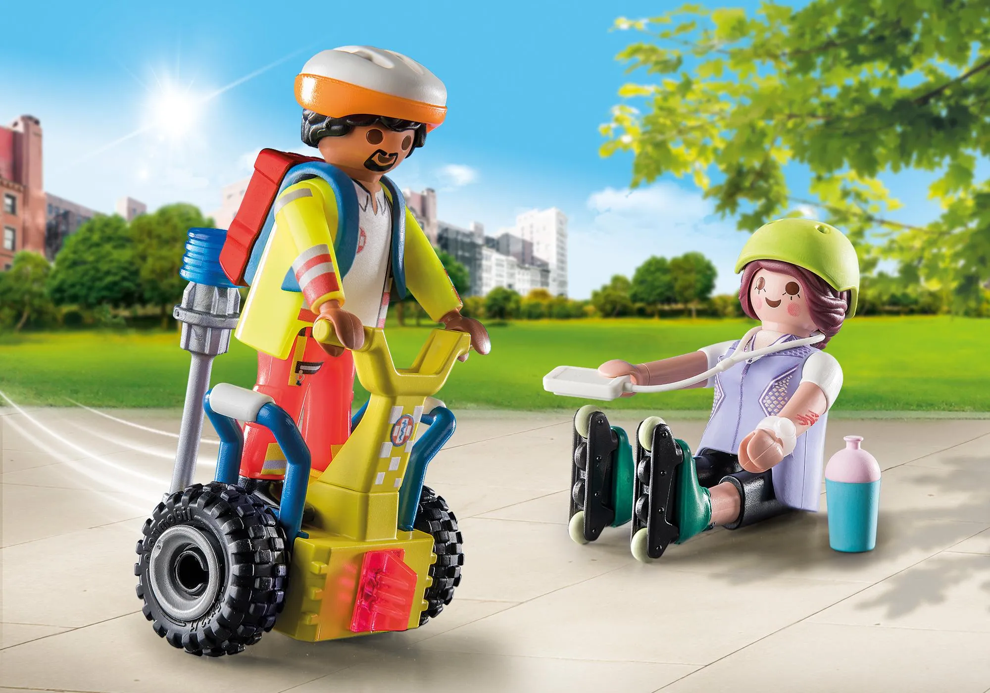 Playmobil 71257 Starter Pack Secouriste avec gyropode