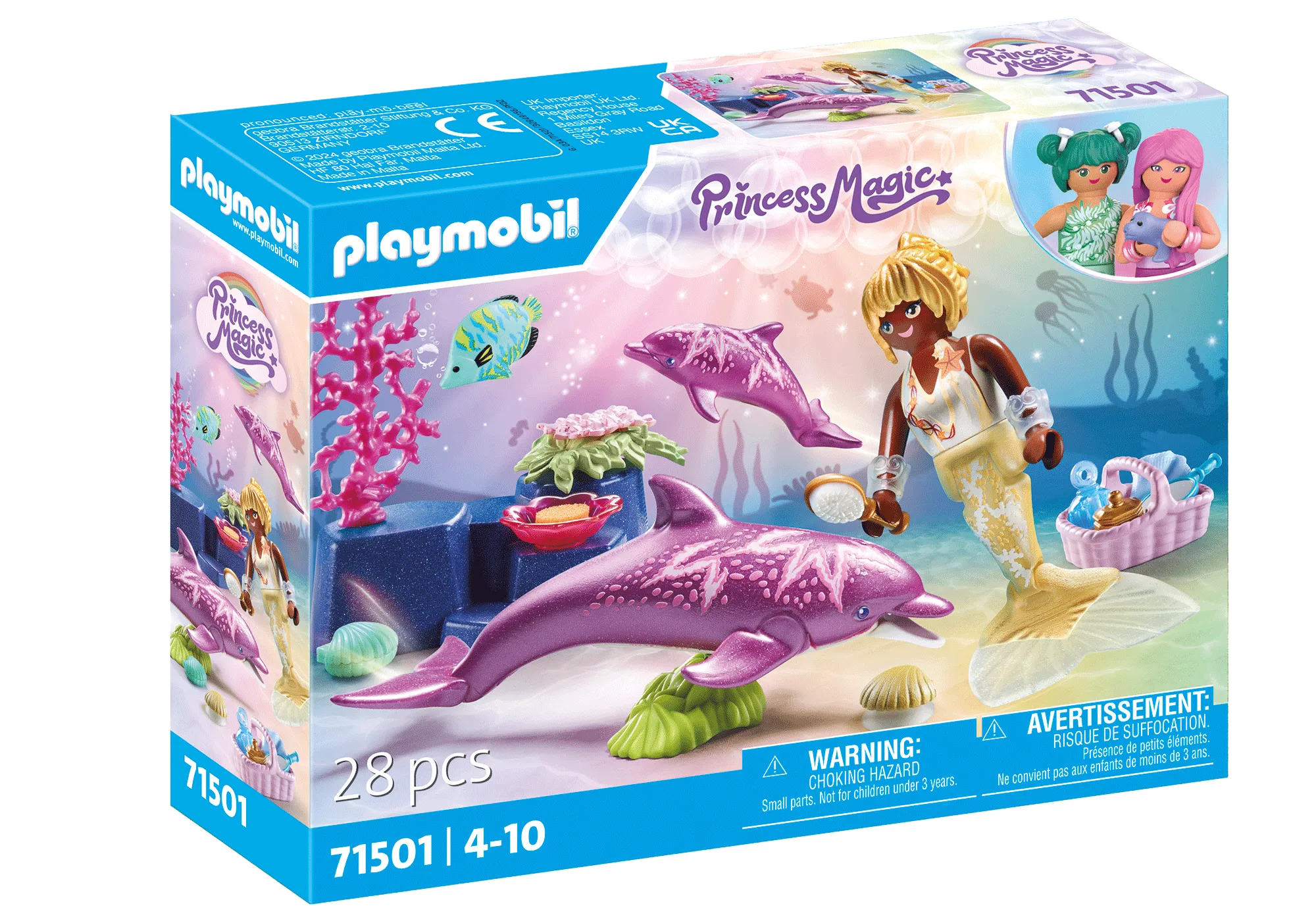 Playmobil 71501 Sirène avec dauphins