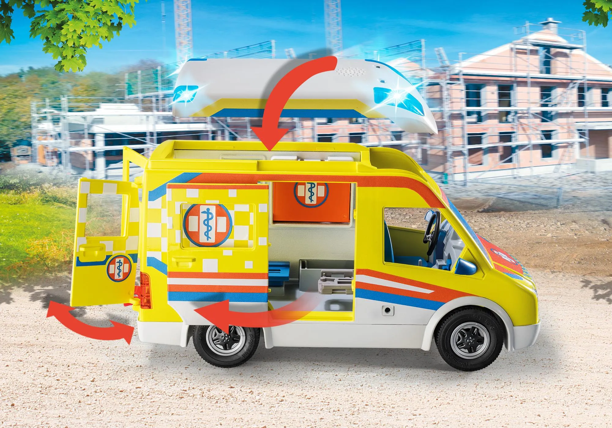 Playmobil 71202 Ambulance avec effets lumineux et sonore