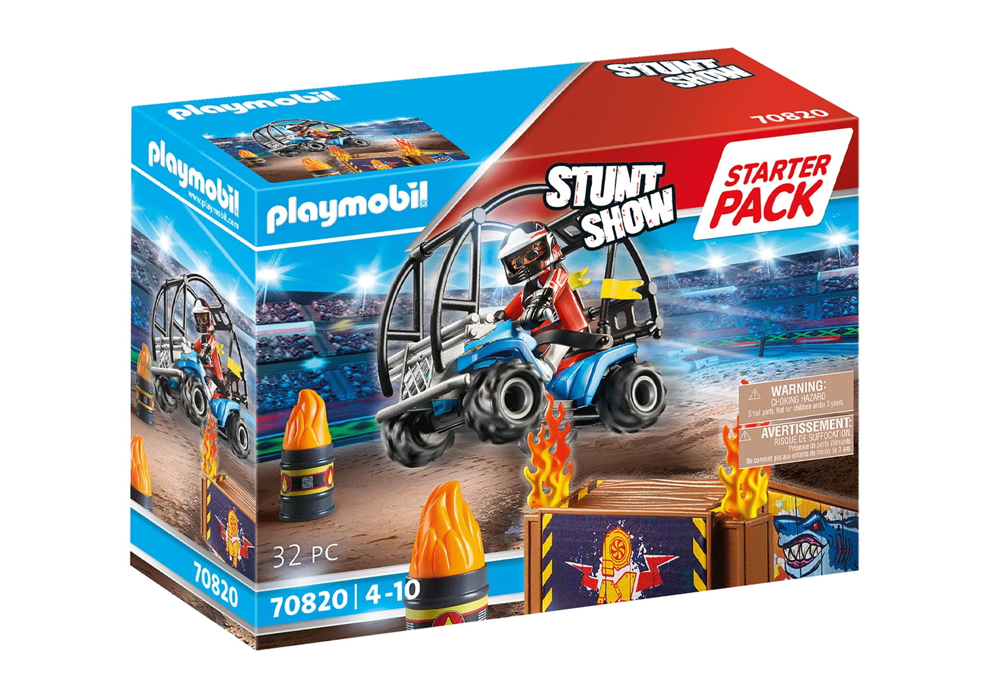 Playmobil 70820 Starter Pack Stuntshow avec rampe