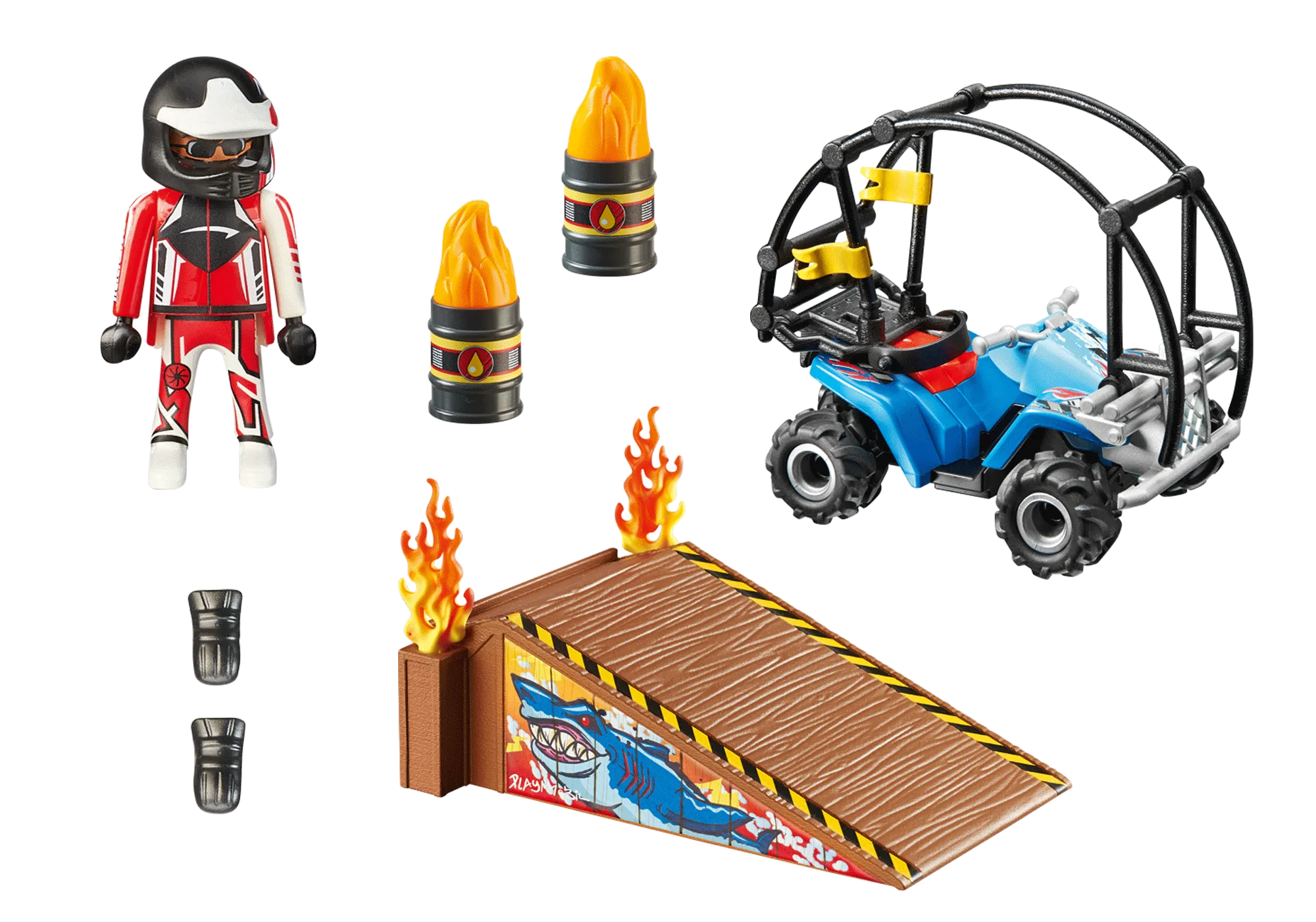 Playmobil 70820 Starter Pack Stuntshow avec rampe