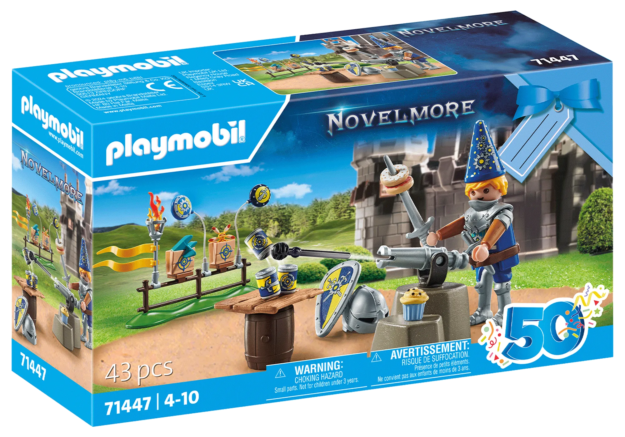 Playmobil 71447 Set cadeau : Chevalier et décorations de fête