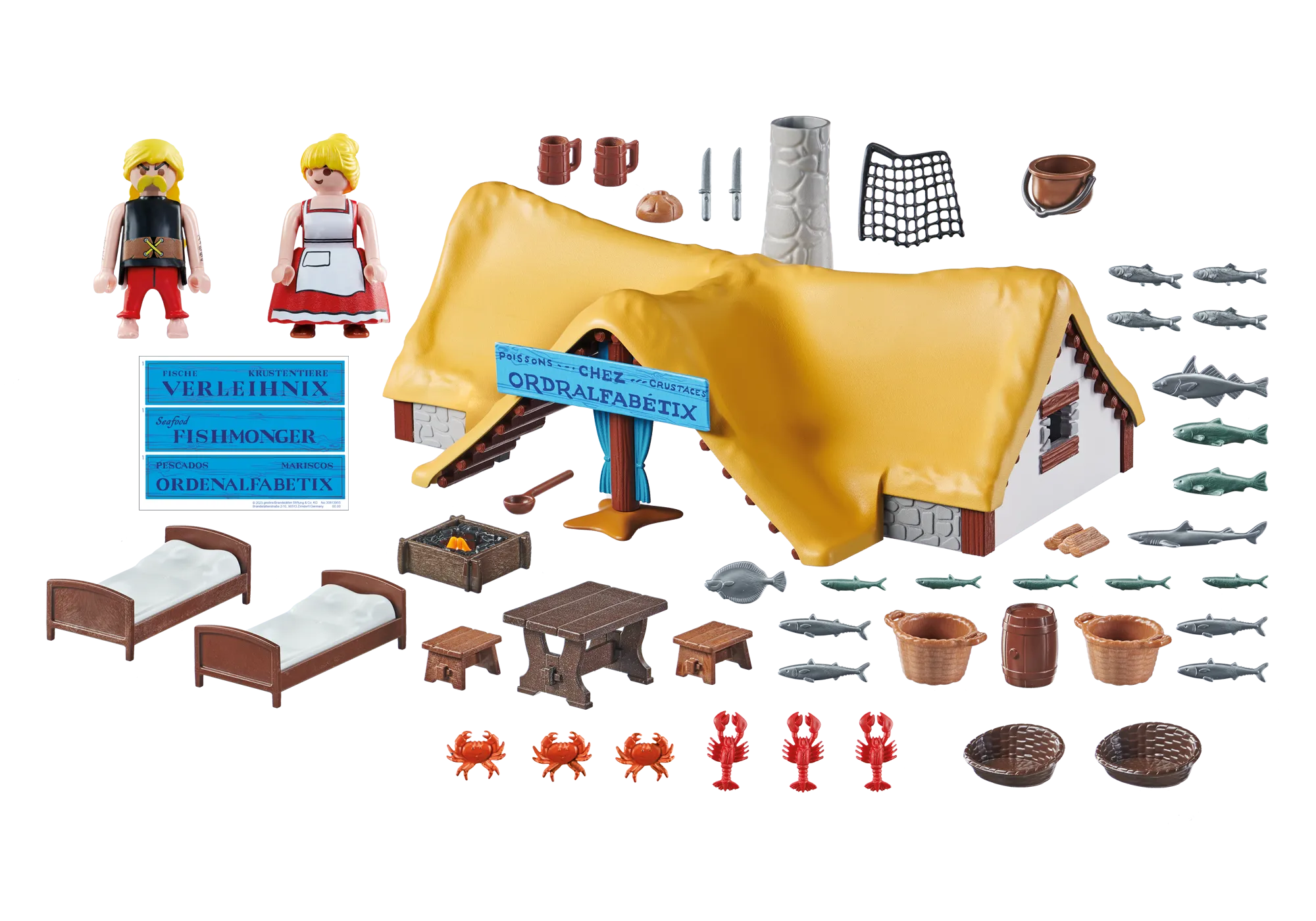 Playmobil 71266 Astérix : La hutte d'Ordralfabetix