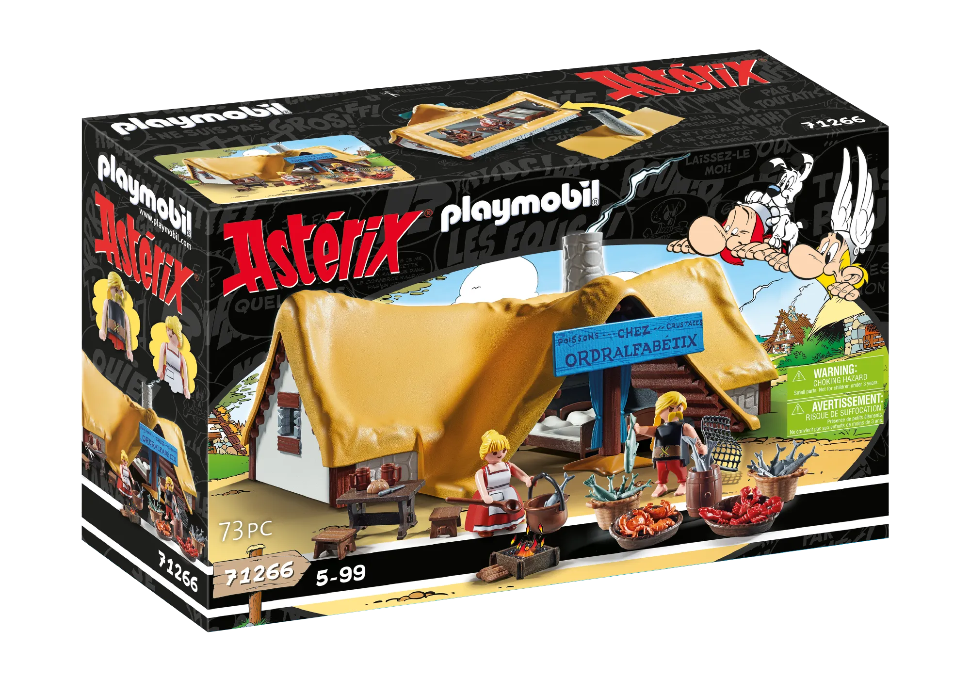 Playmobil 71266 Astérix : La hutte d'Ordralfabetix