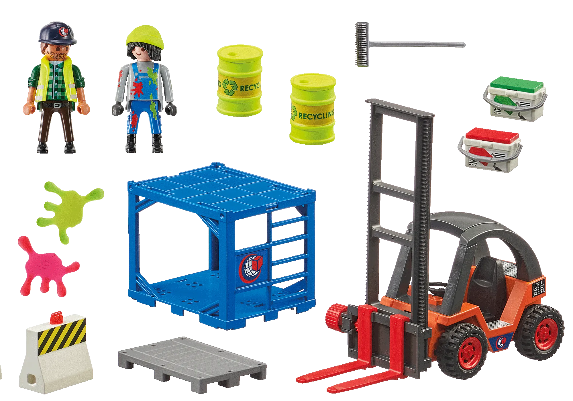 Playmobil 70772 Chariot élévateur avec cargaison