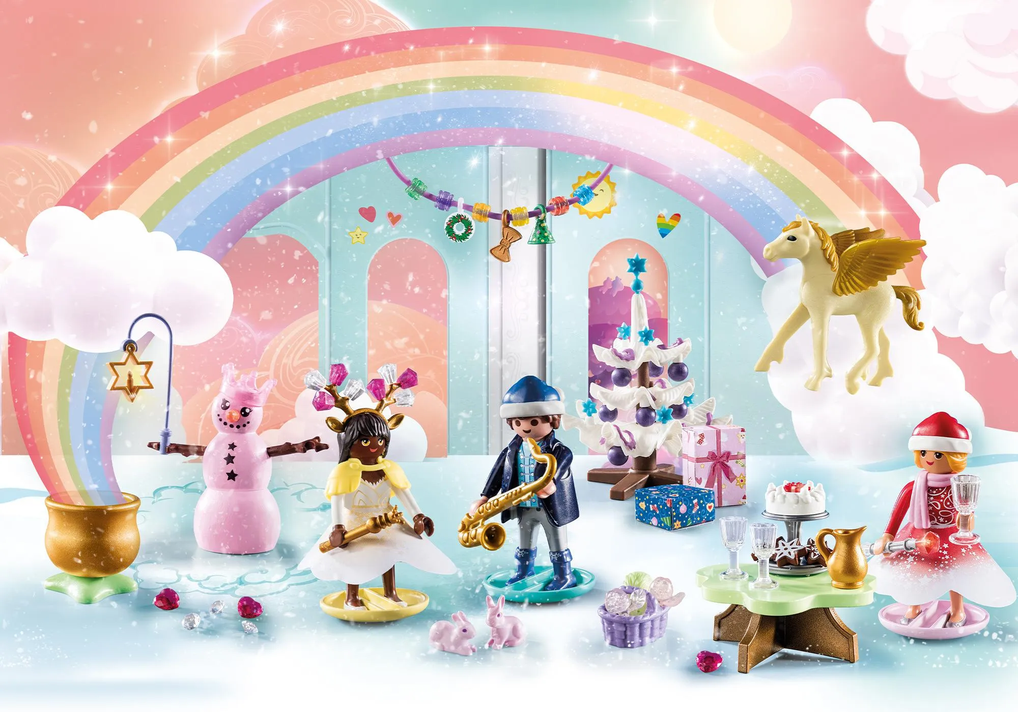 Playmobil 71348 Calendrier de l'Avent Arc-en-ciel