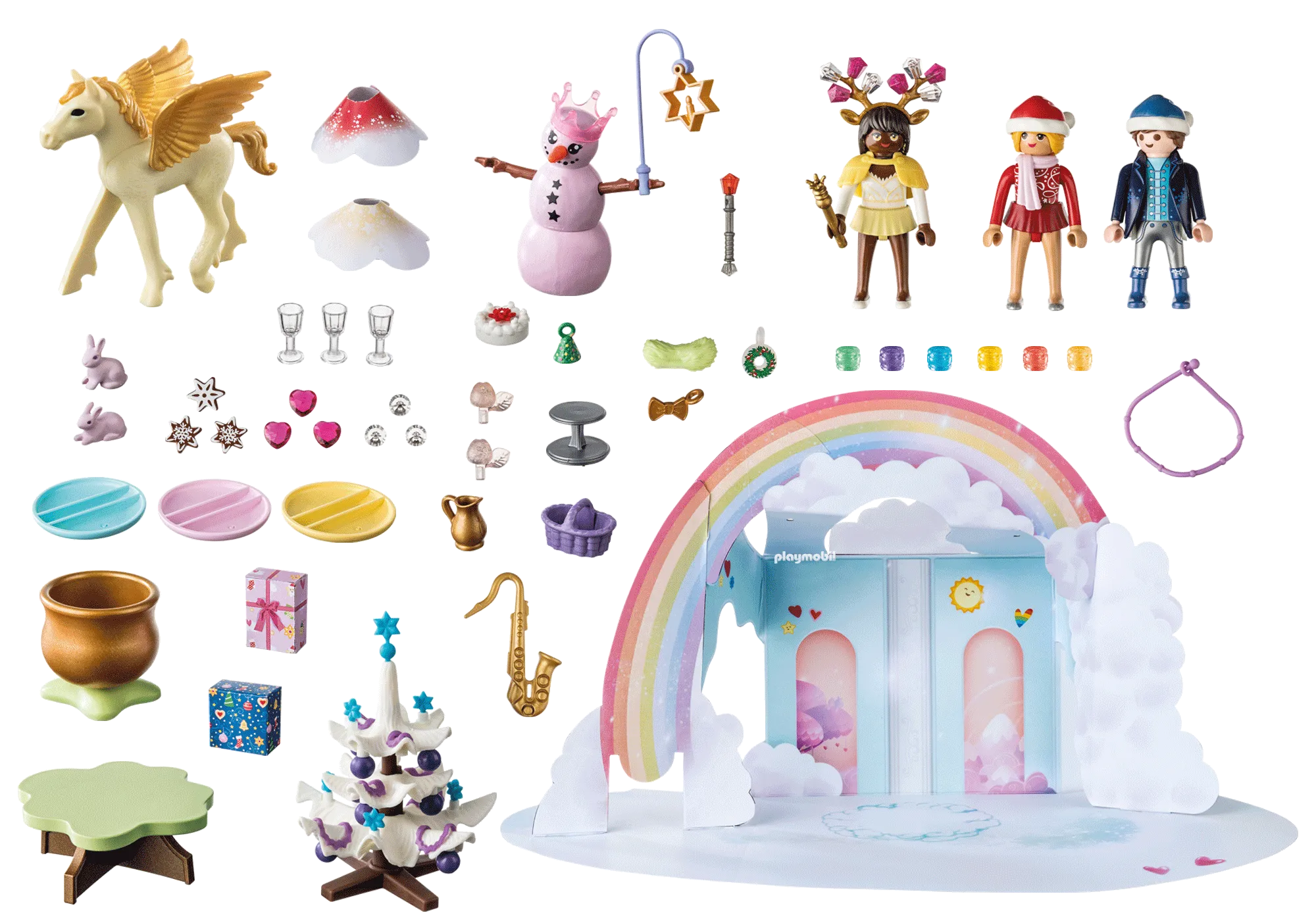 Playmobil 71348 Calendrier de l'Avent Arc-en-ciel