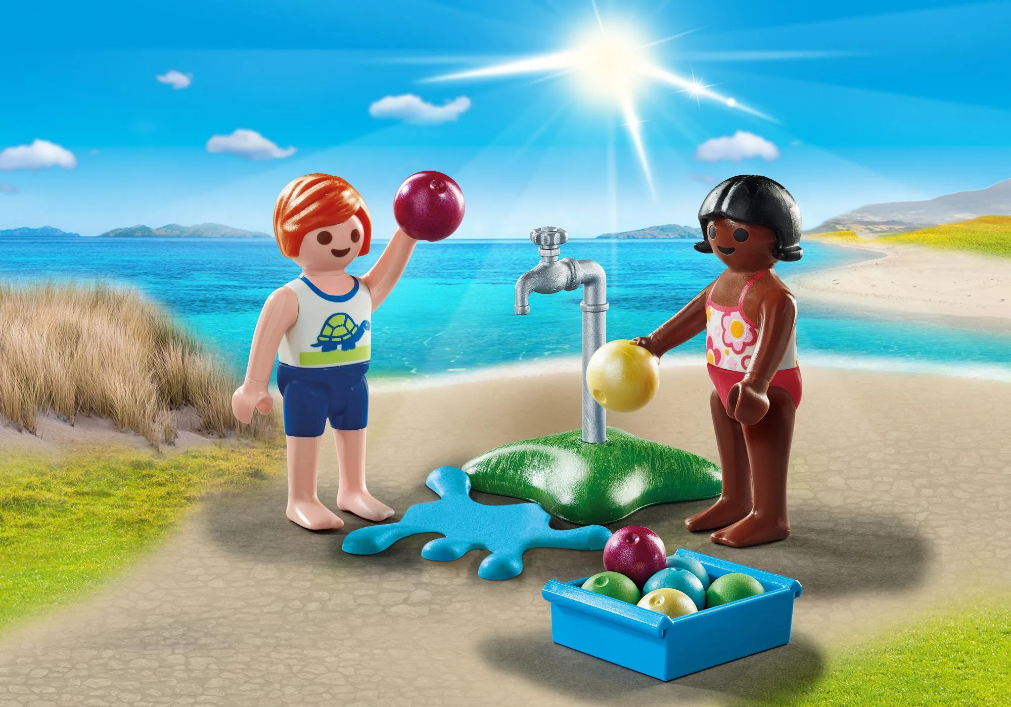 Playmobil 71166 Enfants et ballons d'eau