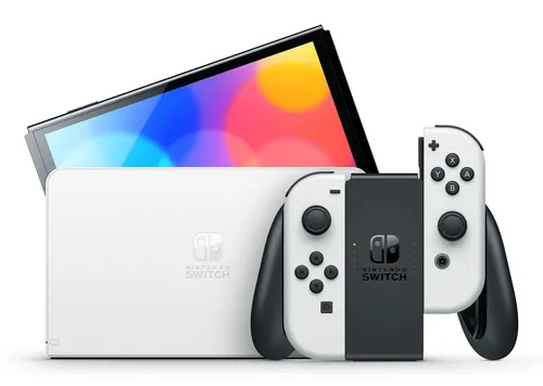 Nintendo Switch OLED (White) + Super Mario Bros. Wonder + Online Individual 12-Month draagbare game console 17,8 cm (7") 64 GB Touchscreen Wifi Wit