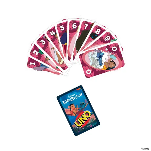 Mattel Games UNO Disney’s Lilo and Stitch Card Game for Kids & Family Night