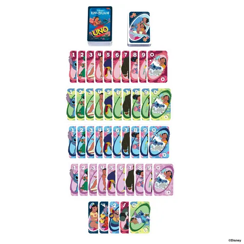 Mattel Games UNO Disney’s Lilo and Stitch Card Game for Kids & Family Night