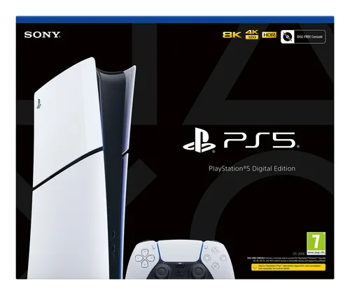 Sony Interactive Entertainment PlayStation 5 (modèle - Slim) - Edition Numérique
