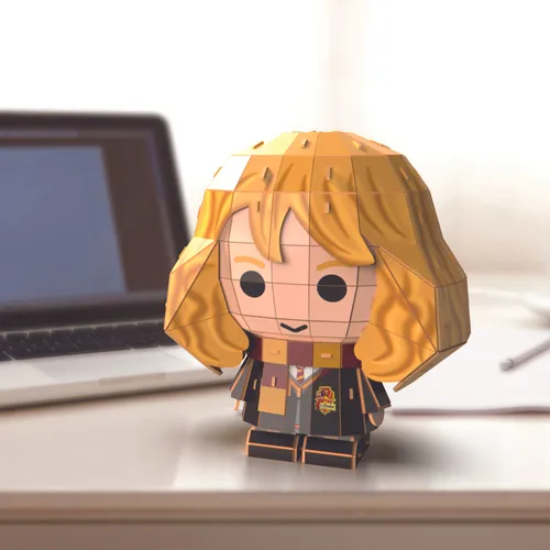 4D Build - Hermione Granger - 3D-Puzzle der beliebten Filmheldin aus hochwertigem Karton, 82 Teile, für Harry Potter Fans ab 12 Jahren