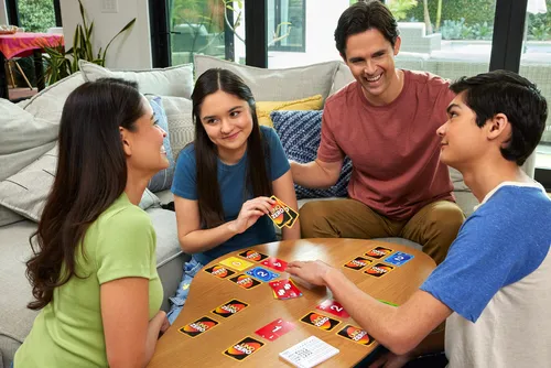 Mattel Games -UNO Zero-jeu de cartes avec carnet de scores