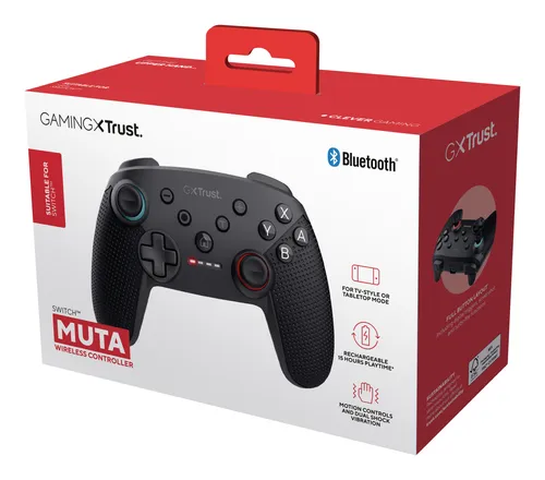Trust GXT 1246 MUTA Schwarz Bluetooth Gamepad Analog / Digital Nintendo Switch, Nintendo Switch Lite, Nintendo Switch OLED