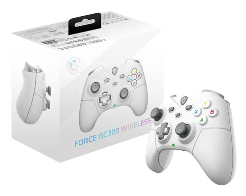 MSI FORCE GC300 WIRELESS WHITE Blanco USB 2.0 Gamepad Analógico PC