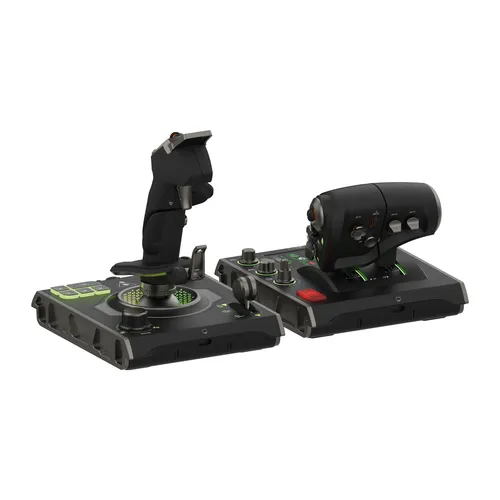 Turtle Beach VelocityOne Flightdeck - Universal HOTAS Simulation Joystick and Throttle with Touch Display, Stick Mounted HUD and Contactless Sensors for Air and Space Combat on Windows 10 and 11