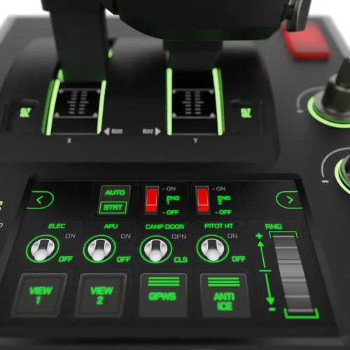 Turtle Beach VelocityOne Flightdeck - Universal HOTAS Simulation Joystick and Throttle with Touch Display, Stick Mounted HUD and Contactless Sensors for Air and Space Combat on Windows 10 and 11