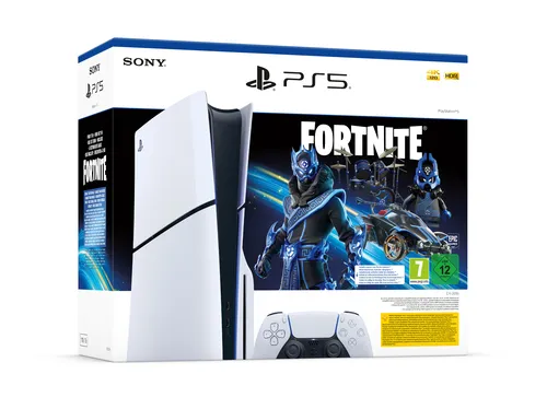Sony Interactive Entertainment Playstation 5 Slim Fortnite 1 To Wifi Noir, Blanc