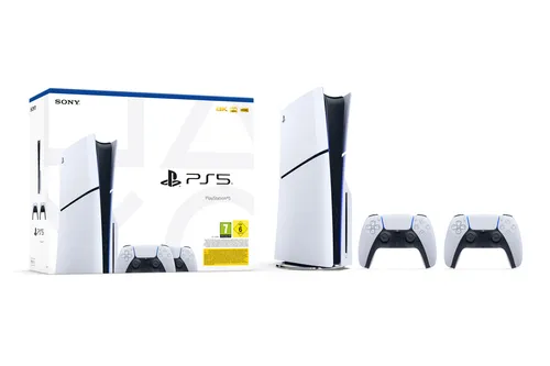Sony Interactive Entertainment Playstation 5 Slim 1 To Wifi Noir, Blanc