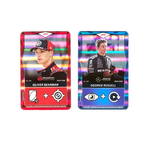 Mattel Games UNO Elite Formula 1 2025 Core Edition Starter Pack Card Game with 4 Game Booster Packs & 2 Promo Cards