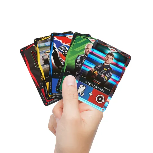 Mattel Games UNO Elite Formula 1 2025 Core Edition Starter Pack Card Game with 4 Game Booster Packs & 2 Promo Cards