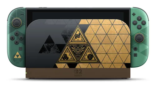 Nintendo Switch 2 - The Legend of Zelda - 40th Anniversary Edition draagbare game console 20,1 cm (7.9") 256 GB Touchscreen Wifi Zwart, Groen, Goud