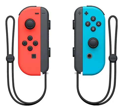 Nintendo Joy-Con (L)/(R) Neon Red/Neon Blue Rouge, Cyan Bluetooth Manette de jeu Analogique/Numérique Nintendo Switch