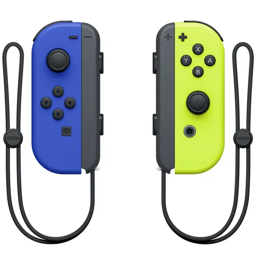 Nintendo Switch Blue Joy-Con (L) and Neon Yellow Joy-Con (R) Controller Set