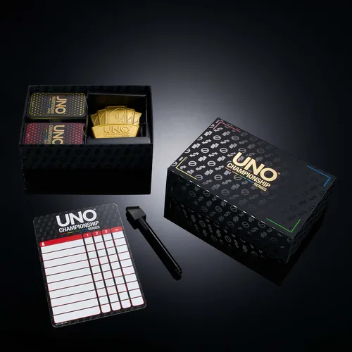 Mattel Games UNO Championship Series Tournament Set Card Game for Large Groups of 6 To 20 Players