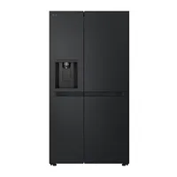LG GSLC40EPPE Side-by-Side Kühlkombination Freistehend 638 l Schwarz, Graphit