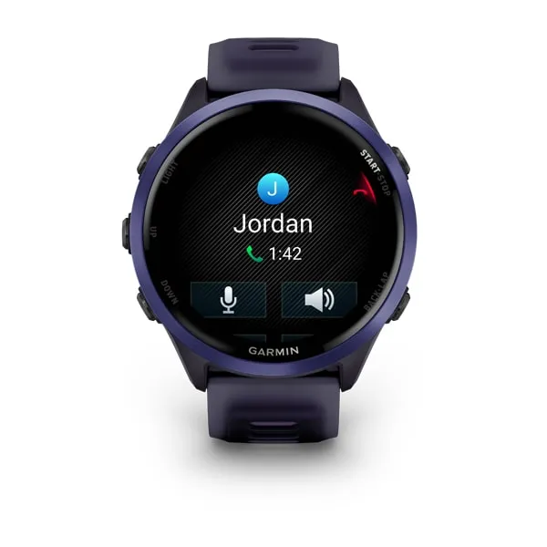 Garmin Forerunner 570 47mm Aluminium indigo avec bracelet violet translucide/Indigo