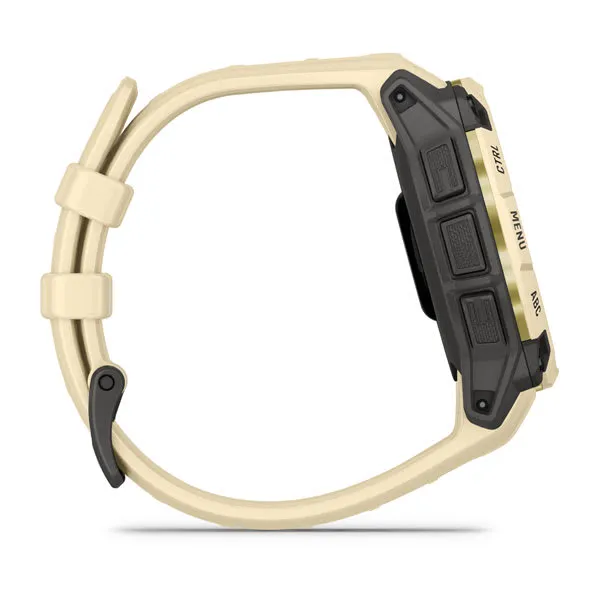 Garmin Instinct 3 45 mm, AMOLED Sable avec bracelet sable