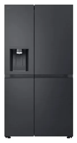 LG GSLE91EVAC side-by-side refrigerator Freestanding 628 L Black