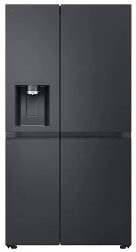 LG GSLE91EVAC side-by-side refrigerator Freestanding 628 L Black