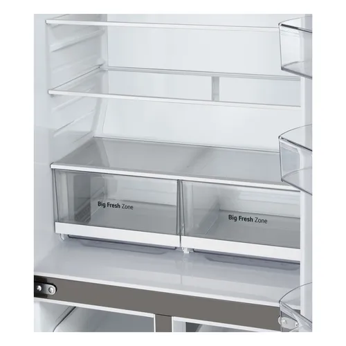 LG GMB860PYDE Frigorifero Multidoor Slim, Classe E, 530L, Wi-Fi, Total No Frost, Argento